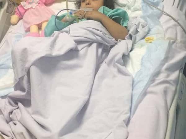 A female child needs treatment expanses cover.