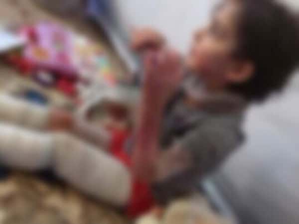 A little girl who needs operation expenses
