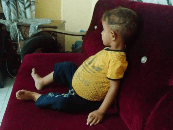 This family can't secure the treatment expenses of their child