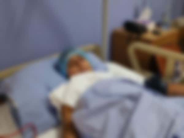 Young man needing excision