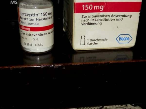 Therapeutic Ampoules for a breast cancer patient