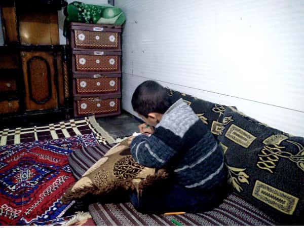 Mustafa is an orphan from Aleppo