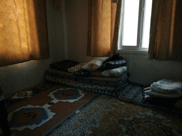 A woman with 9 children