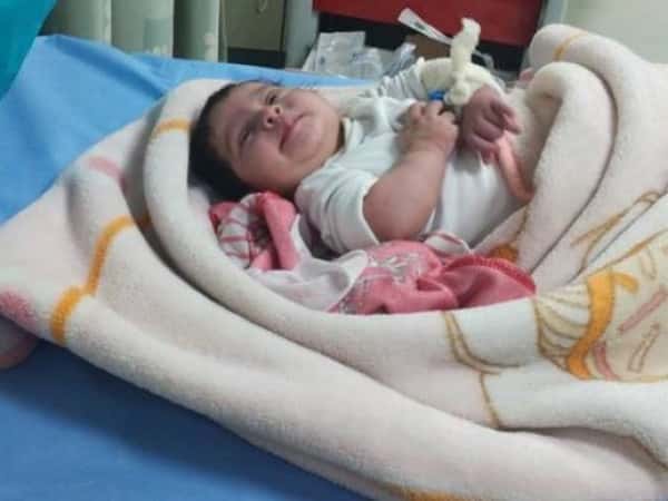 An Infant Suffering from Acute Pneumonia