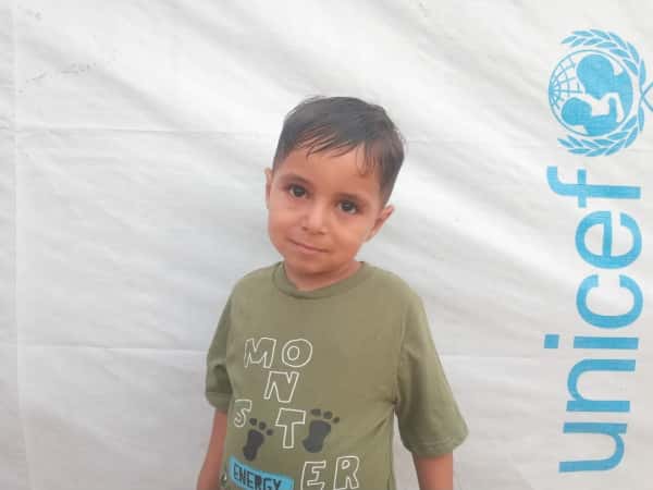 Ahmed is an orphaned child from Gaza.