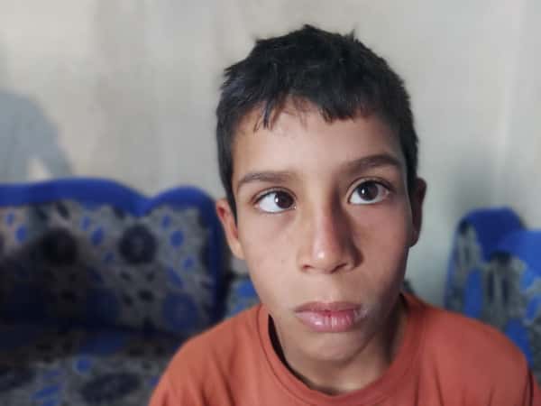 Mohammad has been suffering from strabismus since birth, which is affecting his vision! he needs surgery!
