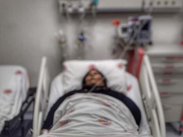 A woman has to stay at I.C.U