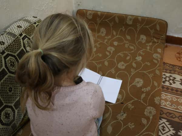 Sana, an orphan from Aleppo