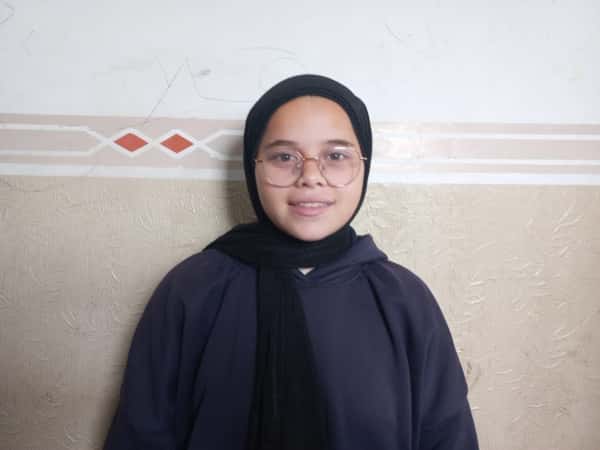 Raneen is an orphan from Gaza.