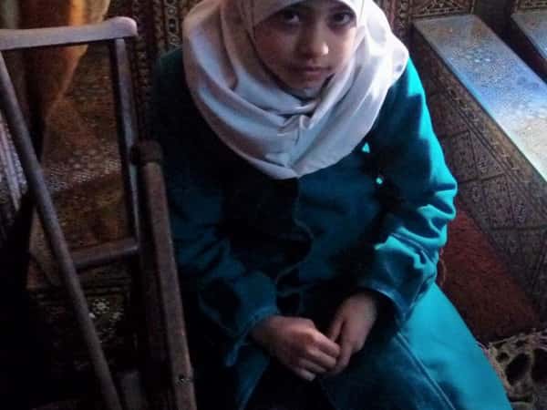 A child in need for medication and nutrition