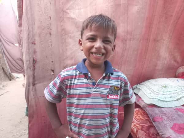Sanad is an orphan child from Gaza