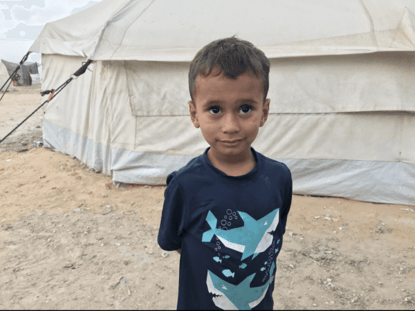 Yamen, ein Waisenkind aus Gaza
