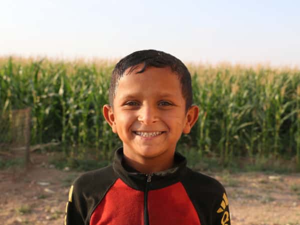 أيمن طفل يتيم من الرقة