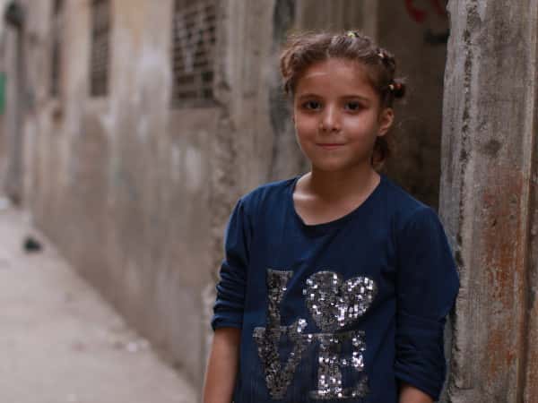 Nada is an orphan girl from Homs