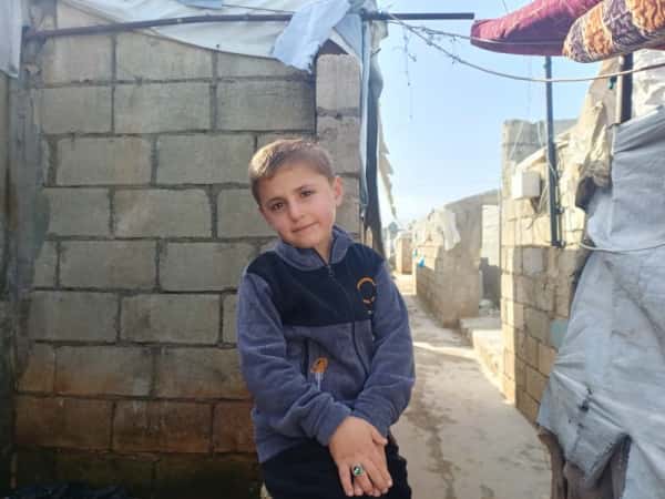 كنعان طفل يتيم من محافظة إدلب