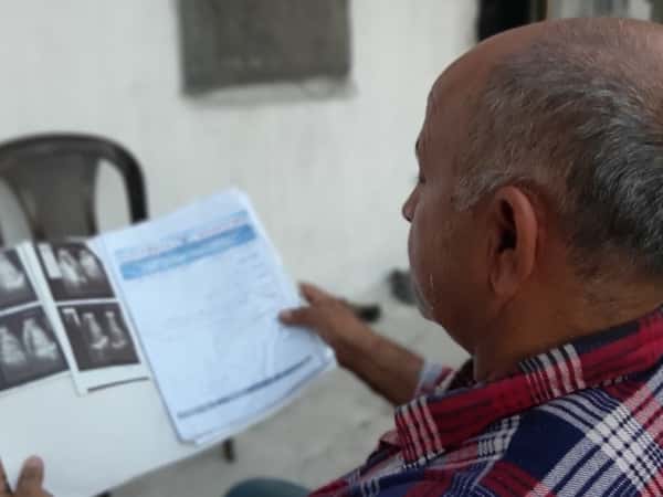 A man with hepatitis