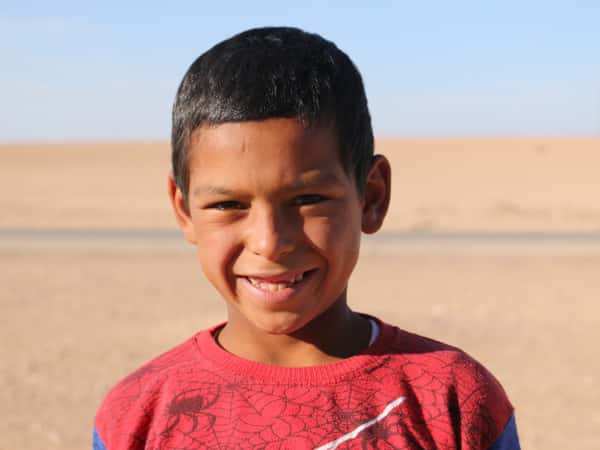 Tarak, an orphan from Raqqa