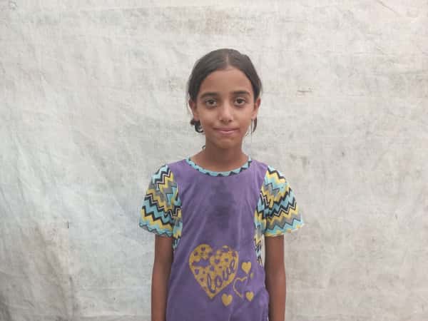 Lilas, an orphan from Gaza.