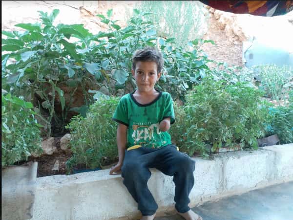Muhammad is orphaned child and needs your support