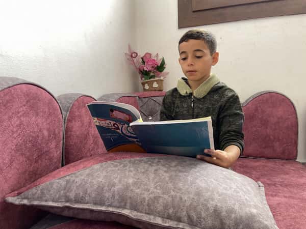 After he lost his father, he suffered from displacement