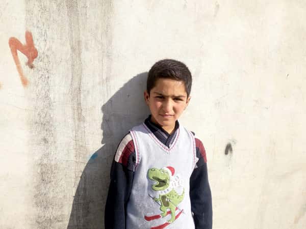 Muhammad is an orphan child from the city of Aleppo