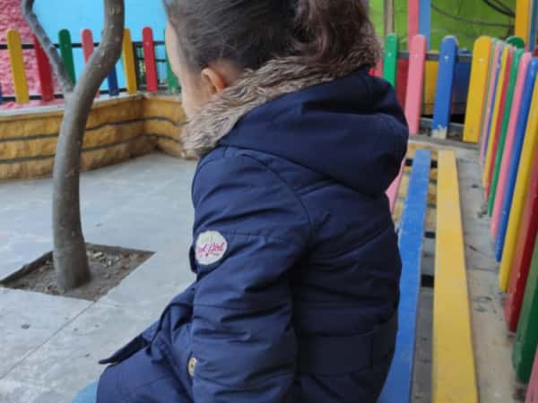 Aisha is an orphan from Aleppo