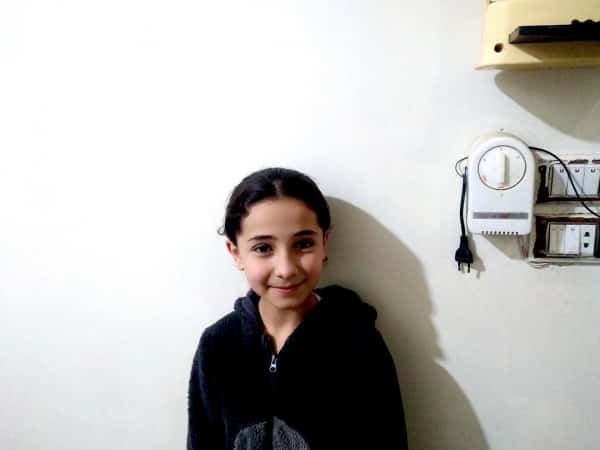 Mona is a child from Aleppo