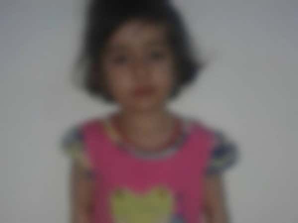 A little girl in need for medical care