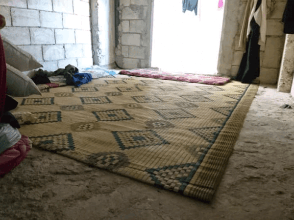 A family whose breadwinner is unable to work