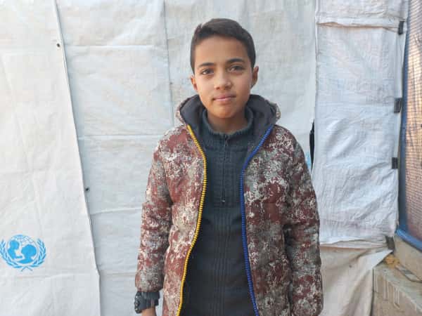 Anas is an orphan child from Gaza