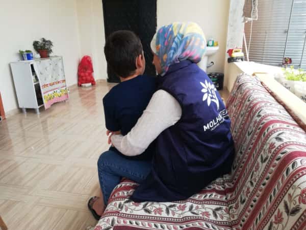 Omar is an orphan from Idlib