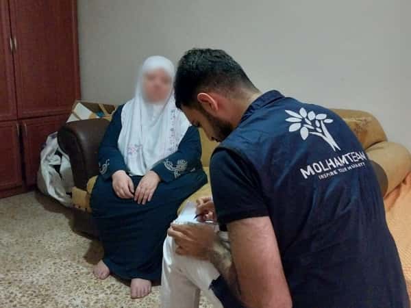 Seham is afraid of losing her vision