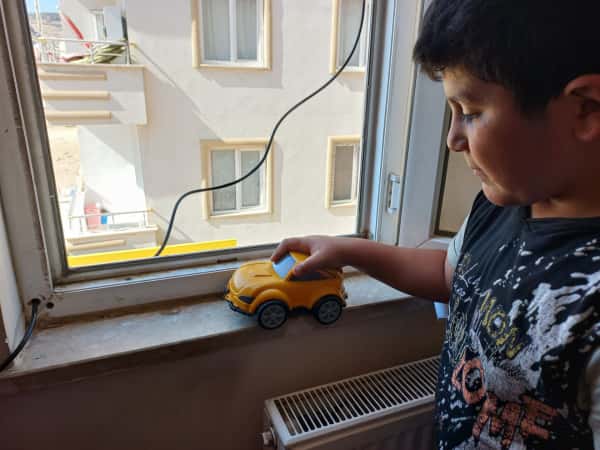 Hamza is an orphan from Aleppo