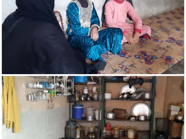 Zalkha and her two daughters live without sponsor and need your help