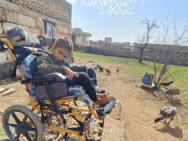 A bedridden child… and a family fighting through pain