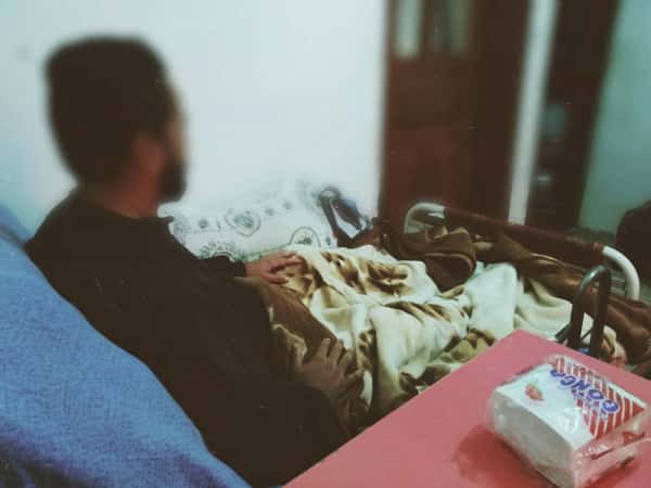 Paralysed patient