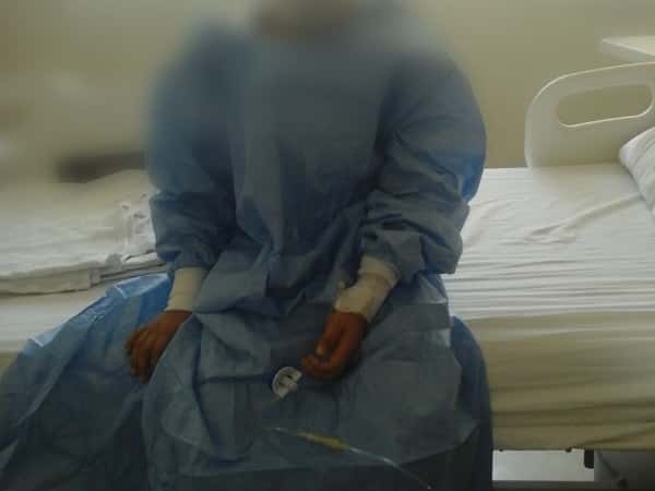 A child with cancer