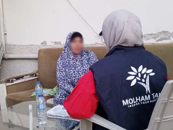 She suffers from severe pain and cannot afford treatment
