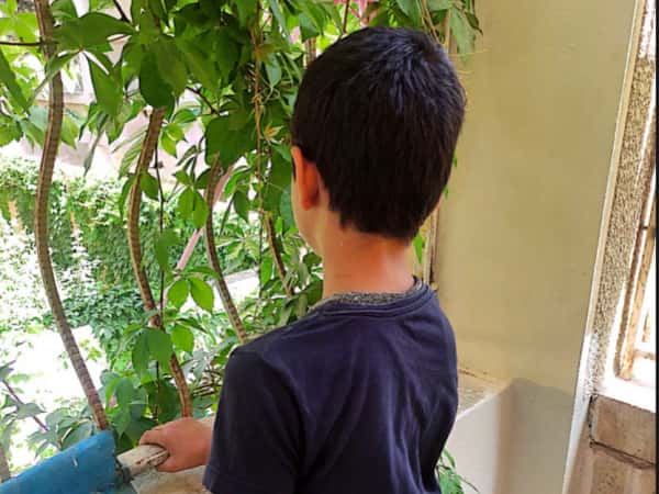 Anas, an orphan from Homs