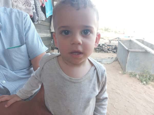 sponsor Khaled, a child from Gaza