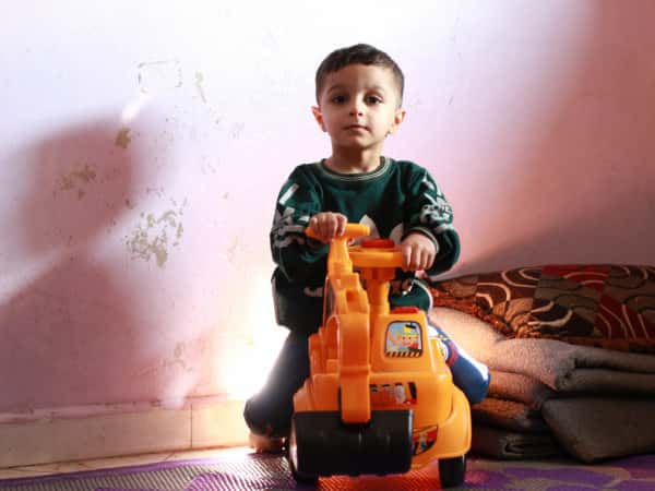 Hossam is an orphan from Idlib city