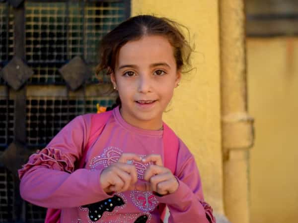 Noura, an orphan from Aleppo