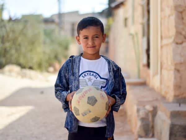 Median is a child from Aleppo