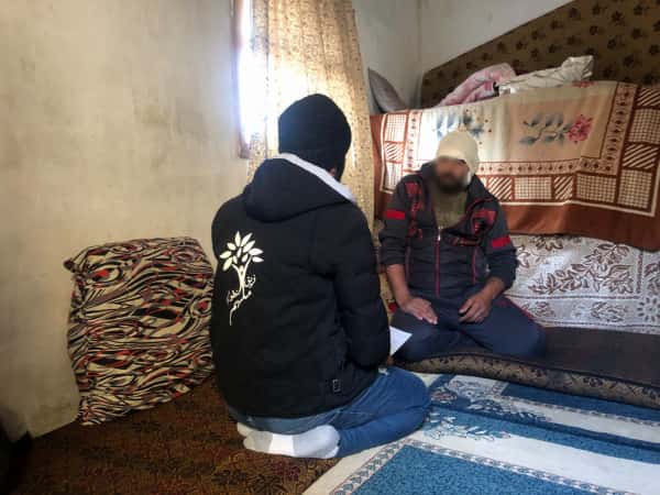Yousef and his family live in a room that is about to collapse