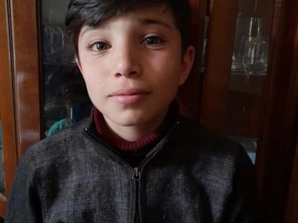 Ahmed lost both of his parents.