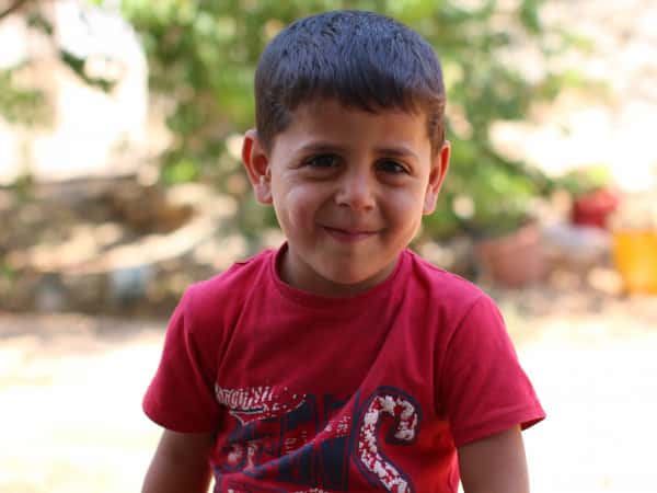 Little Yahya is an orphan from the Idlib countryside