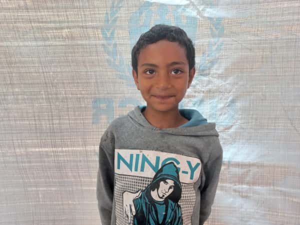 Ihab, our orphan child from Gaza City.