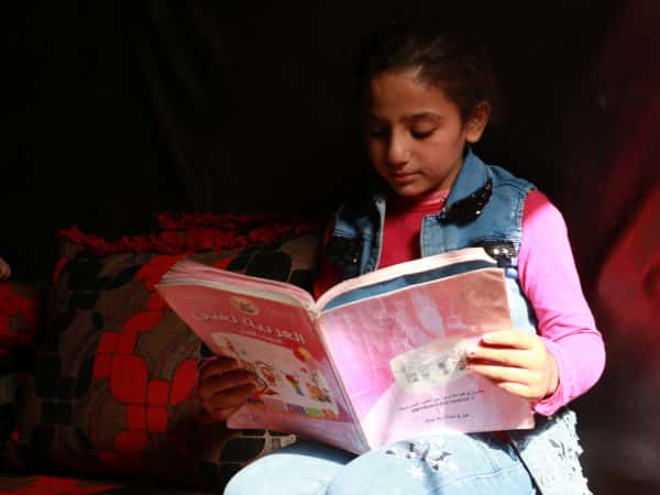 Ghadeer is a girl from Idlib