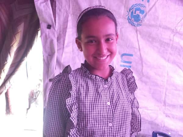 Aisha ist ein Waisenkind aus Gaza.