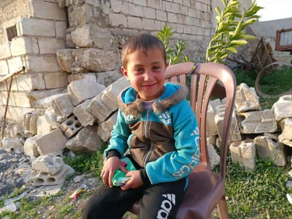 Ahmad lost his father due to the earthquake